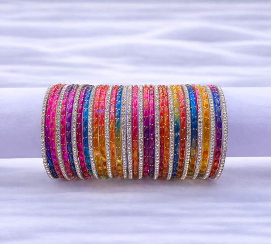 Rainbow Bangle Set